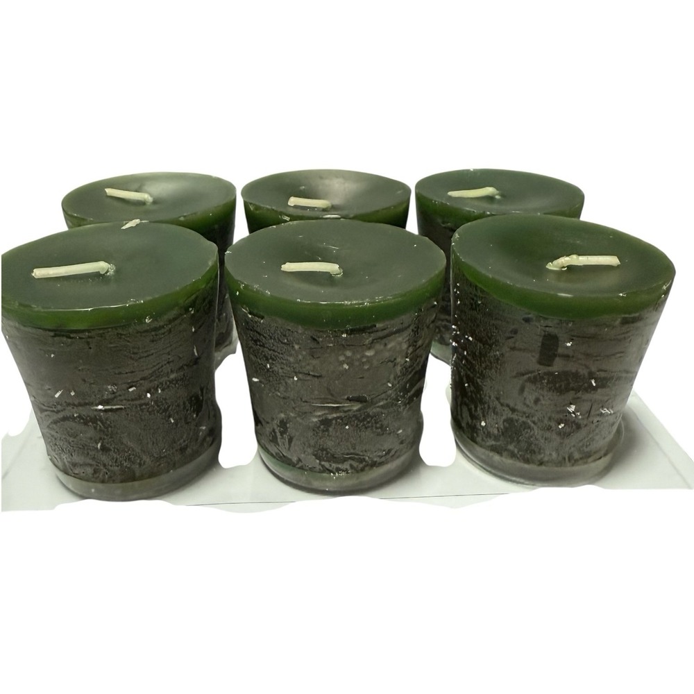 Retired Pier 1 Holiday Forest votives tea light candles set Christmas Holiday - Picture 4 of 7